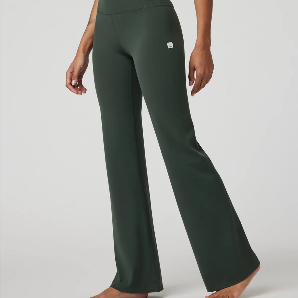 Vuori Dark Green Flare Pants